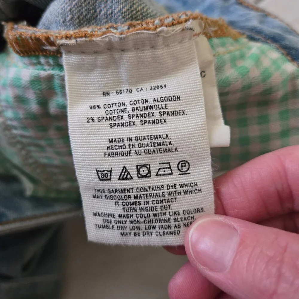 Pilcro and the Letterpress Anthropologie Jean Shorts Light Blue 30 - Picture 4 of 4